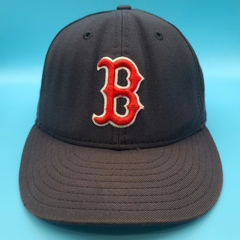 VTG Boston Red Sox Hat 100% Wool New Era 59FIFTY Cap Made in USA Size 7 1/4